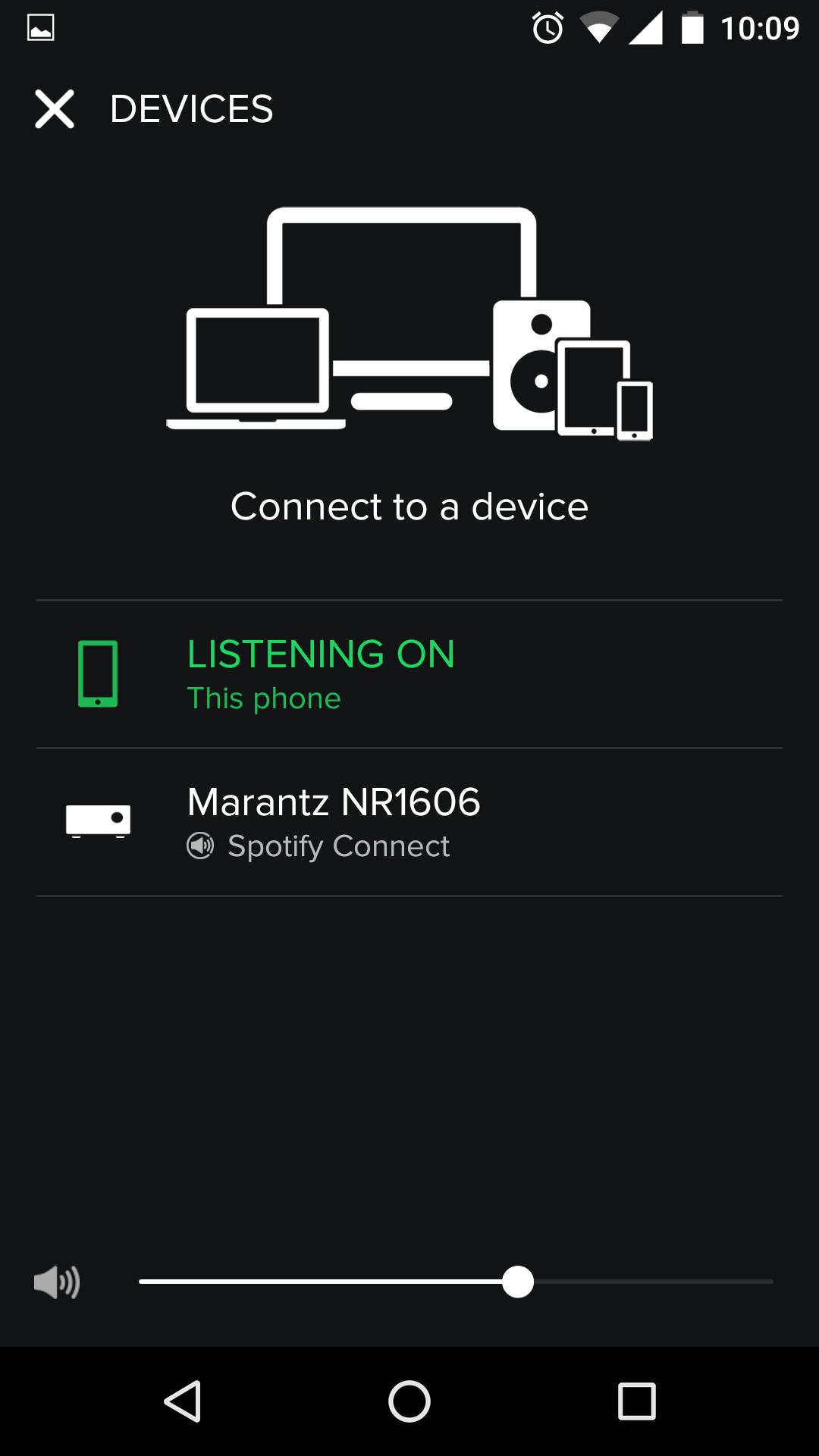 Solved: spotify connect not working on marantz - The Spotify Community