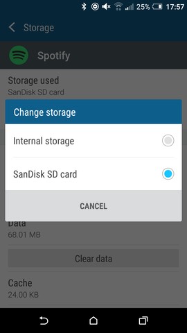 Select your SD Card, in this case "SanDisk SD card"