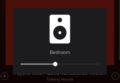 Slider moves but sound level doesn't change.