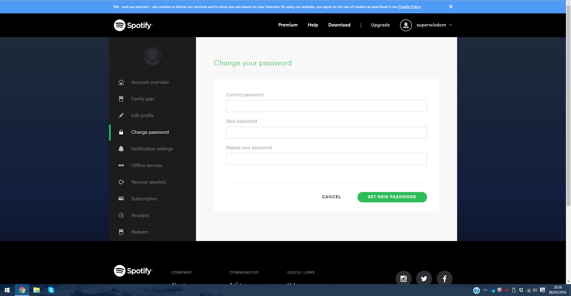 How To Change Your Password On Spotify Mobile