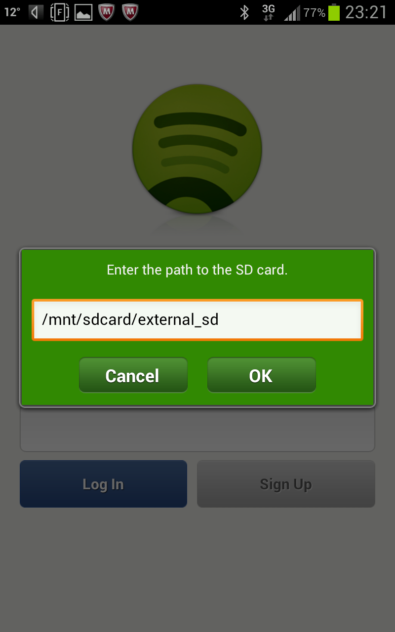 Downloading playlist to external SD card? HOW - The Spotify Community