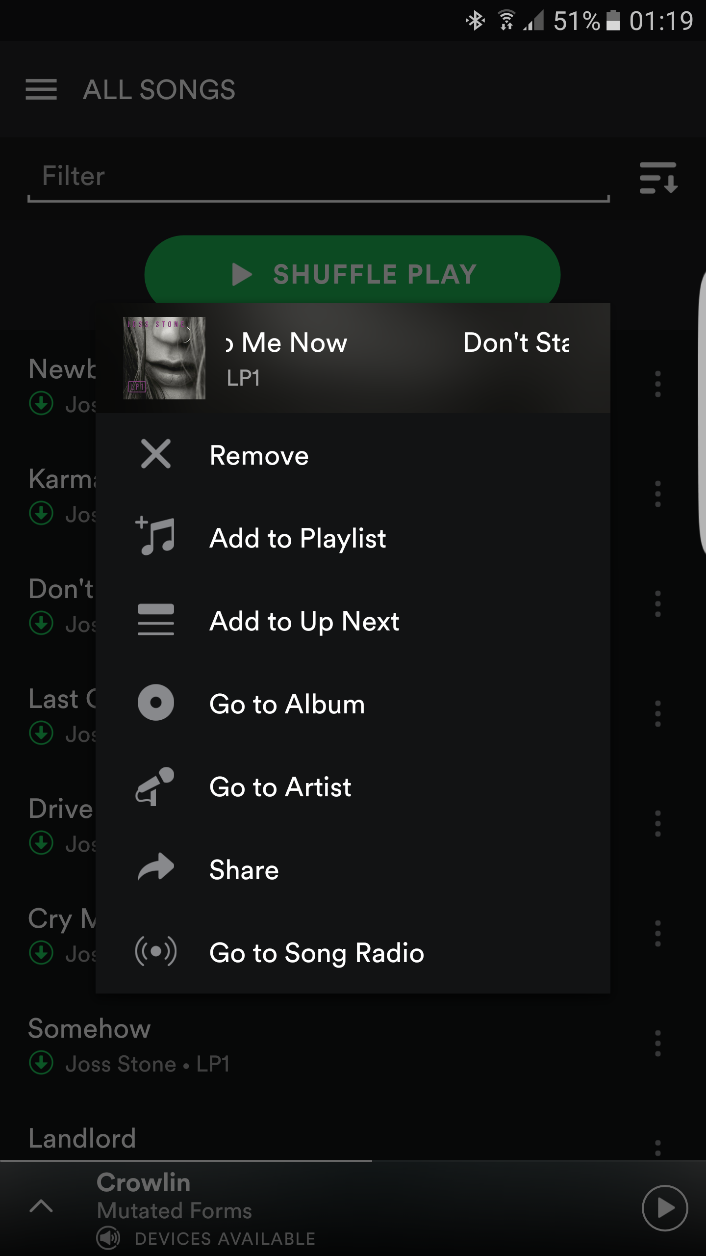 Deleting single downloaded songs The Spotify Community
