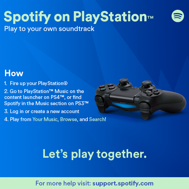 PS4 Connect - The Spotify Community