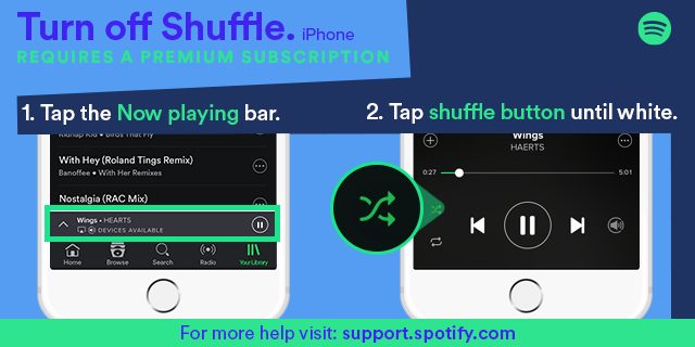 Shuffle Will Not Turn Off Ipad Air Ios 9 The Spotify Community