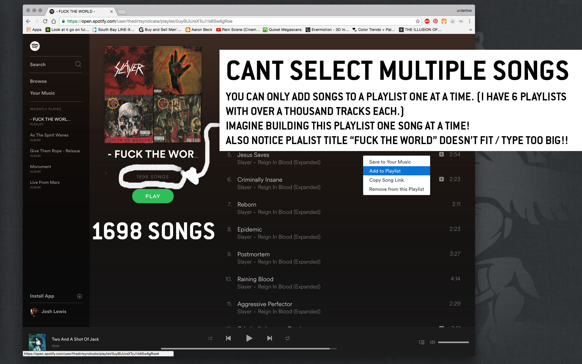 Web Player update is awful - The Spotify Community