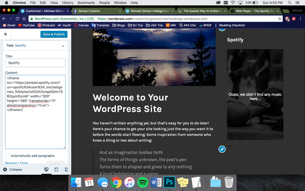 Como añadir Spotify en WordPress? - Webempresa