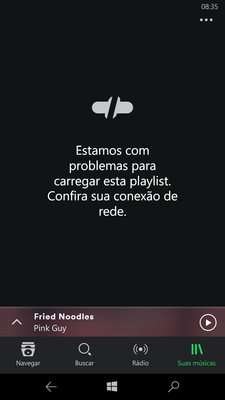 Problems to load playlists.