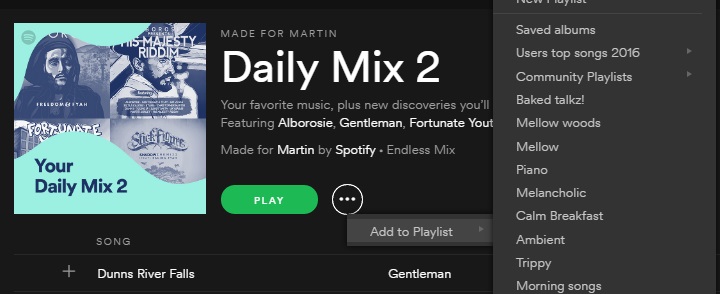 Be able to save daily mixes - The Spotify Community