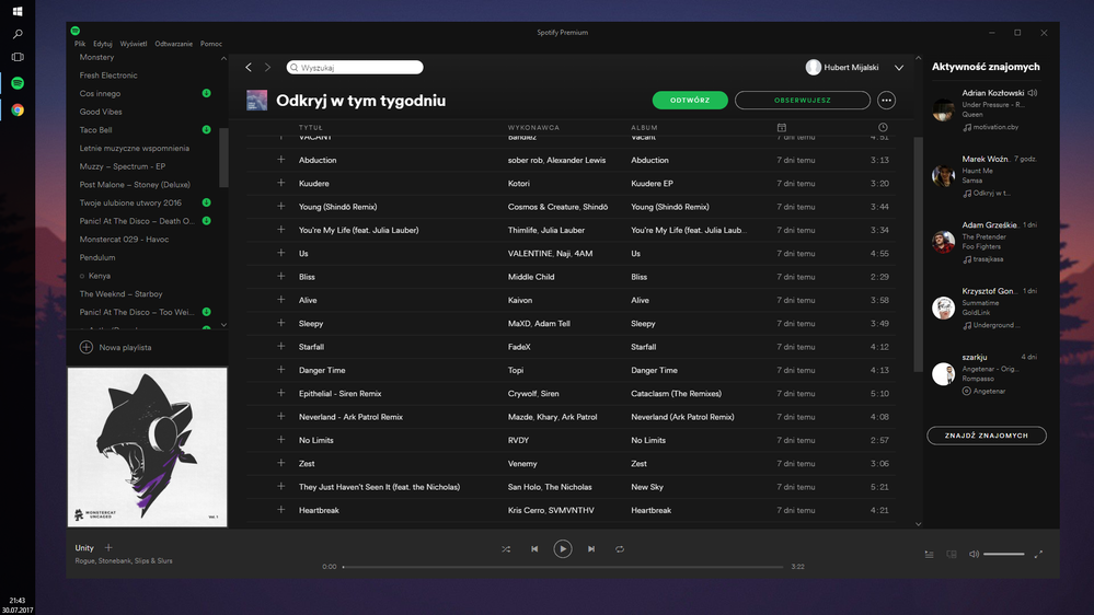 Windows app opens up in different place then it wa... - The Spotify  Community