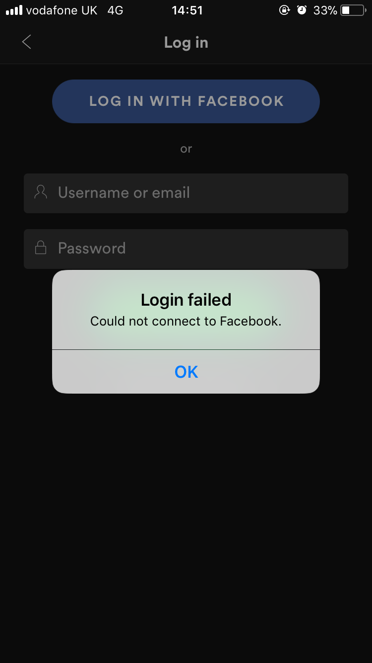 Solved: Can’t log in - The Spotify Community