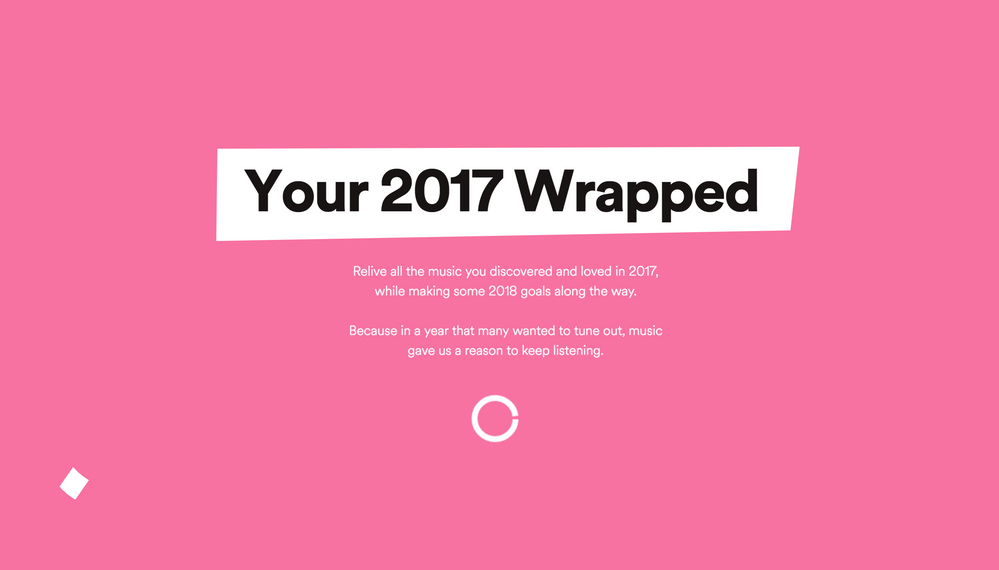 My 2017 wrapped gets stuck, no matter where i try to do it from, anyone had this problem?