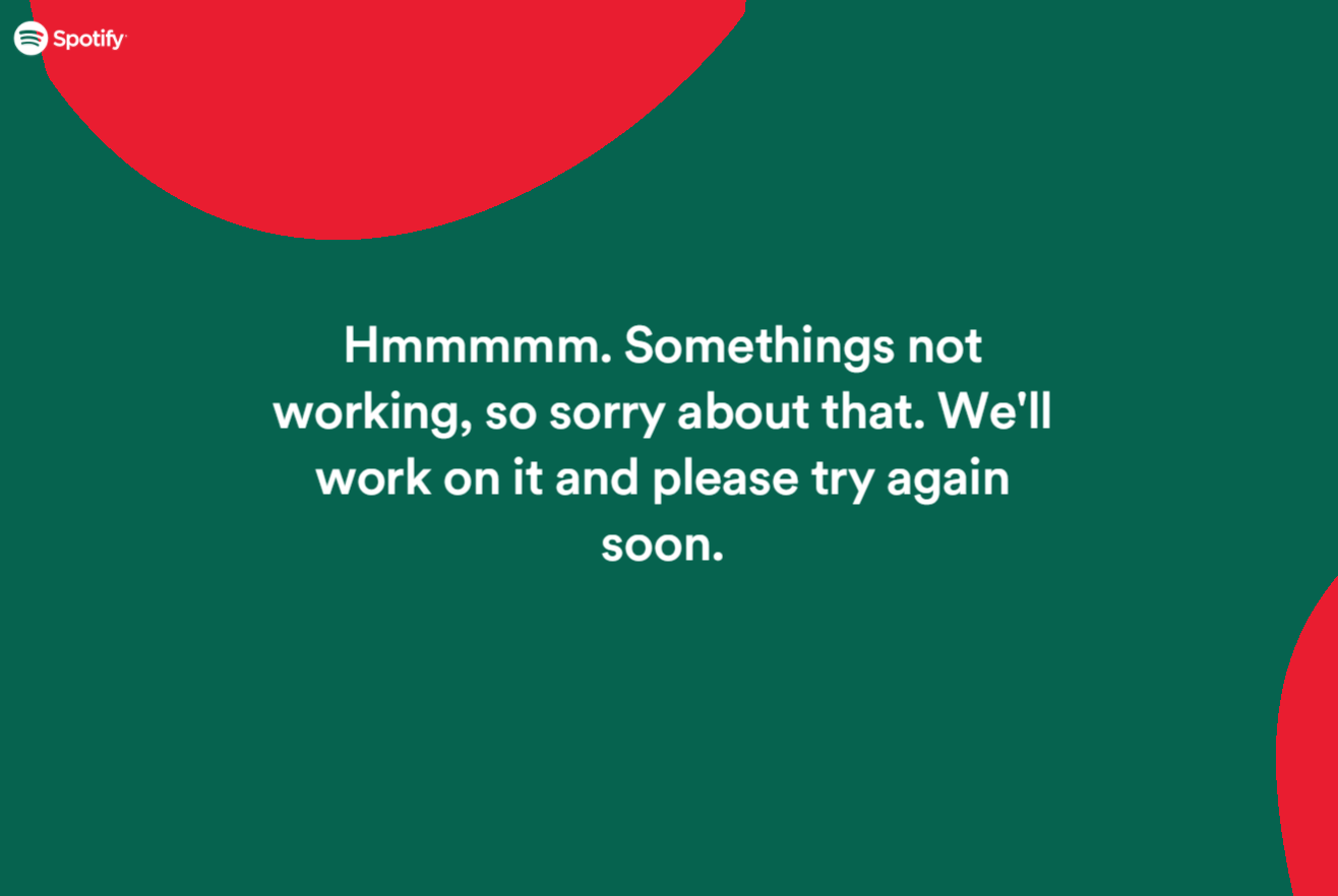 Solved: 2017 Wrapped not working - The Spotify Community
