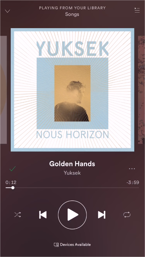 Now playing background color changes when swiping ... - The Spotify  Community