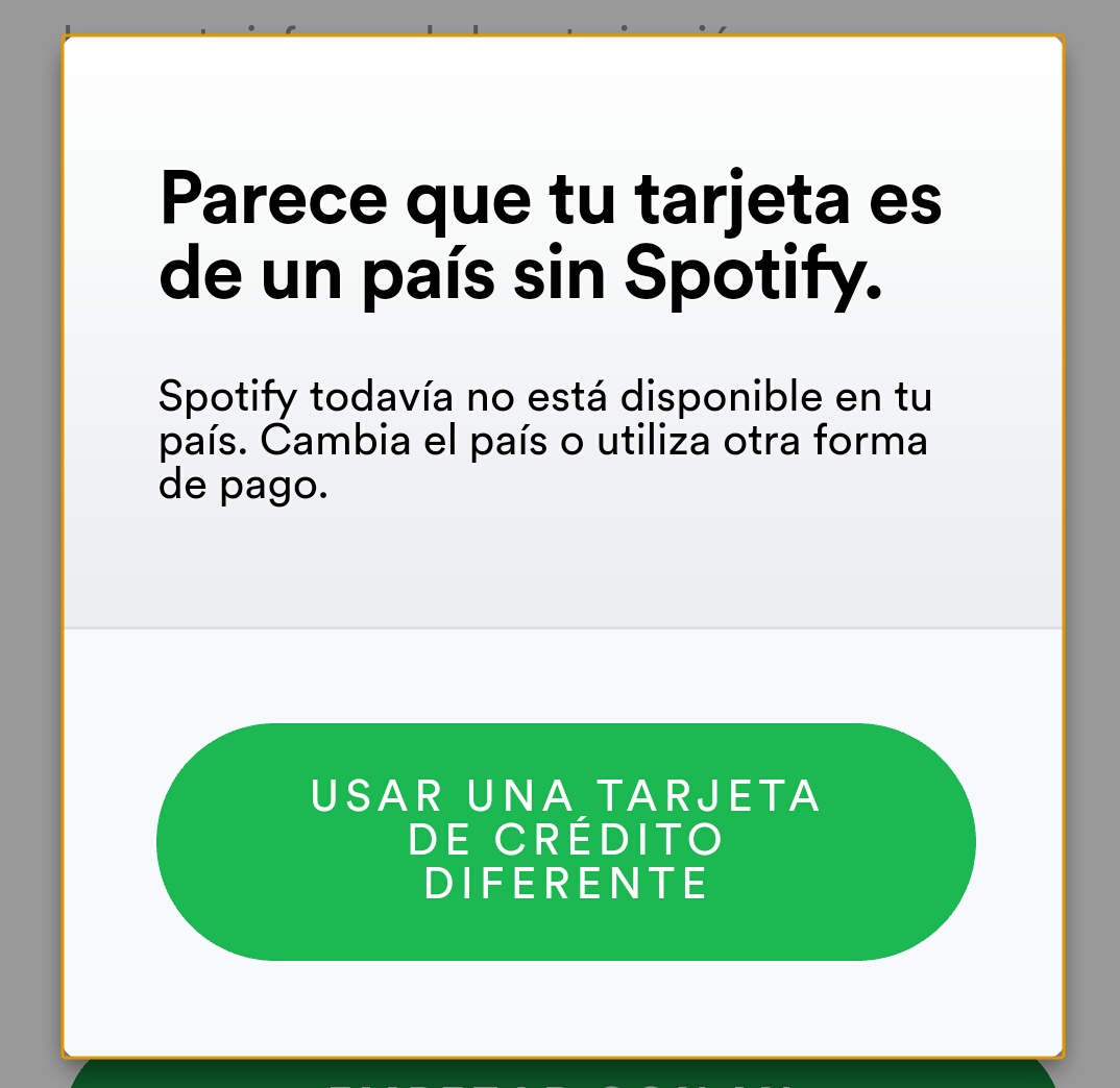 Spotify No Acepta Mi Tarjeta De Credito Tarjetas