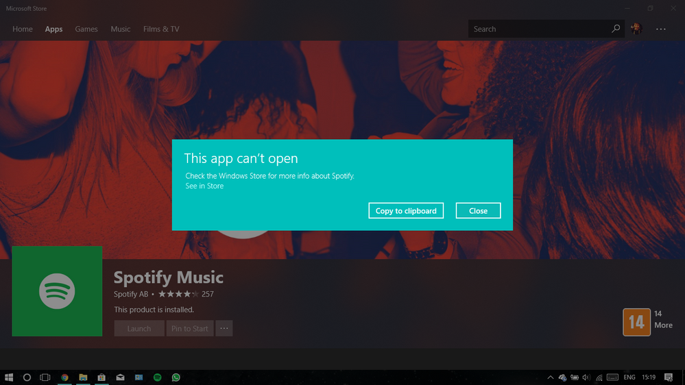 Spotify download microsoft store
