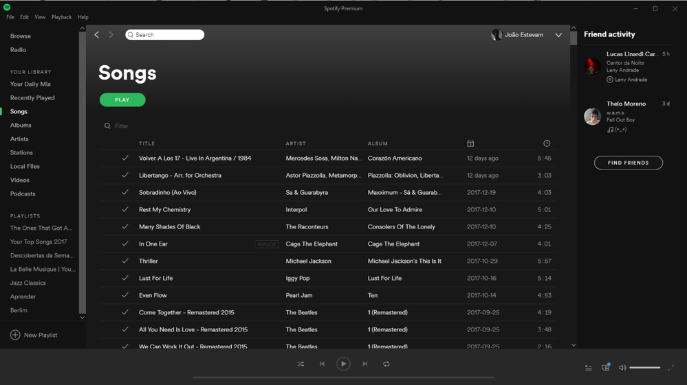 Spotify offline songs storage default