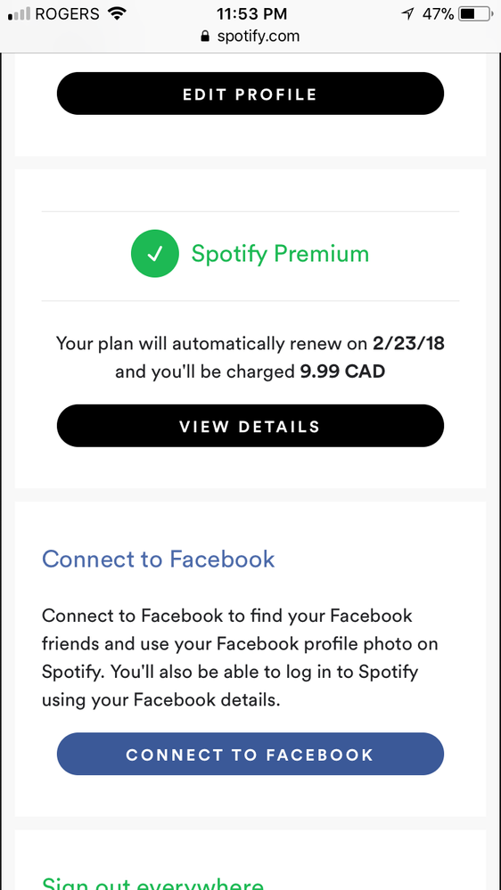 Keep getting message pop up - The Spotify