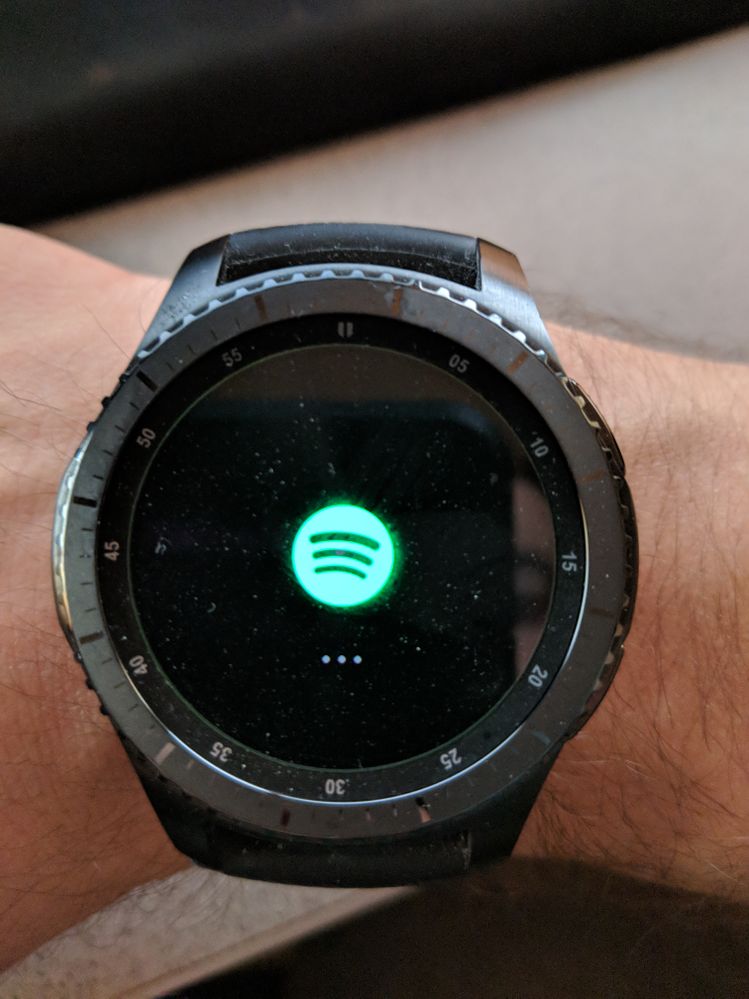 Samsung Gear S3 Endless loading screen - The Spotify Community