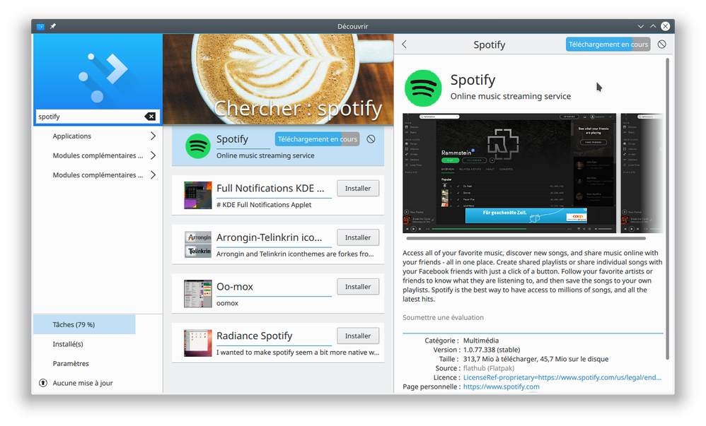 Spotify_Installation_with_Plasma_Discover_(Leap15).png