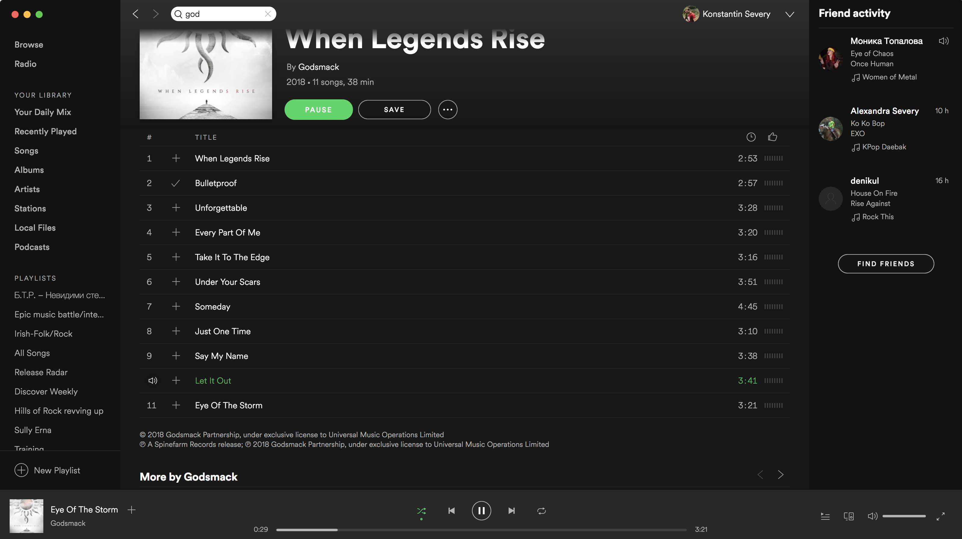 [Mac] Wrong song displayed on main screen - The Spotify Community