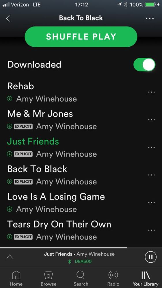 Manglende sang på Amy Winehouse Tilbake tilManglende sang på Amy Winehouse Tilbake til  