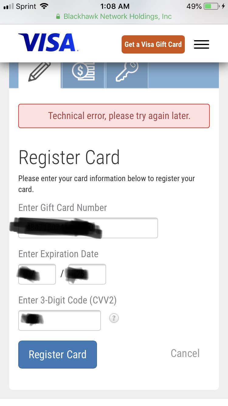Husmanss Cvv Code On Visa Gift Card