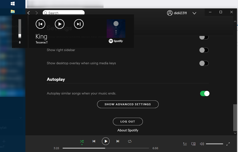 Media Overlay keeps reappearing - The Spotify Community