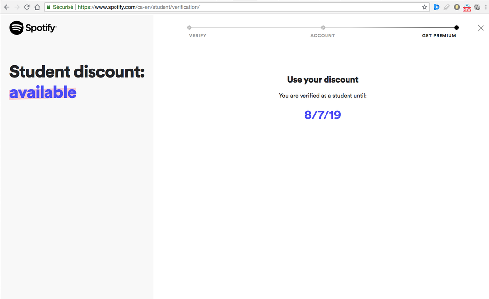 After clicking "get discount" I get this page which directs me nowhere.... and is not clear if I have discount or not!