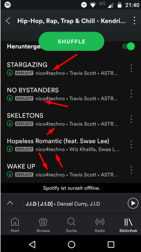 Mobile][Playlists] Remove the username next to th... - The Spotify Community