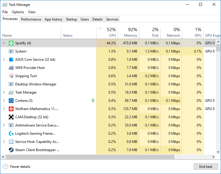 Windows Store App: High CPU Usage and Memory Leak - The Spotify Community