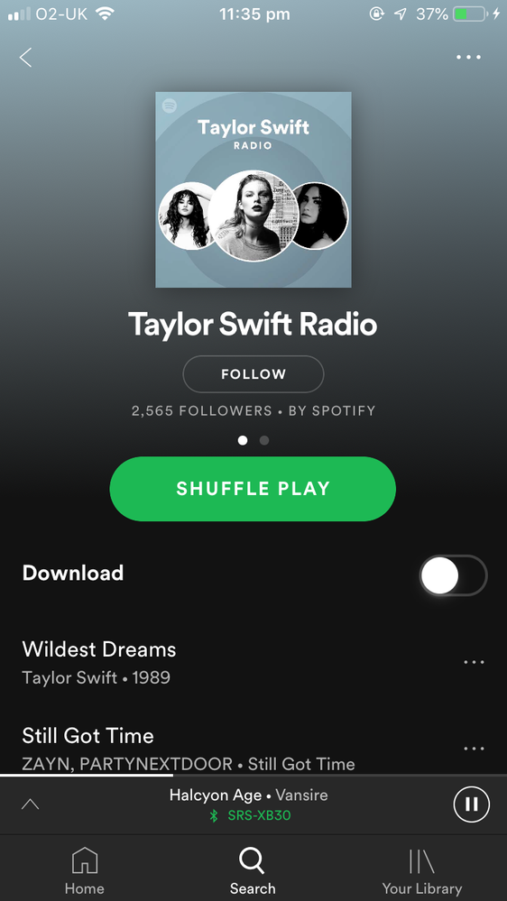 can i only download certain artist radios offline? - The Spotify Community
