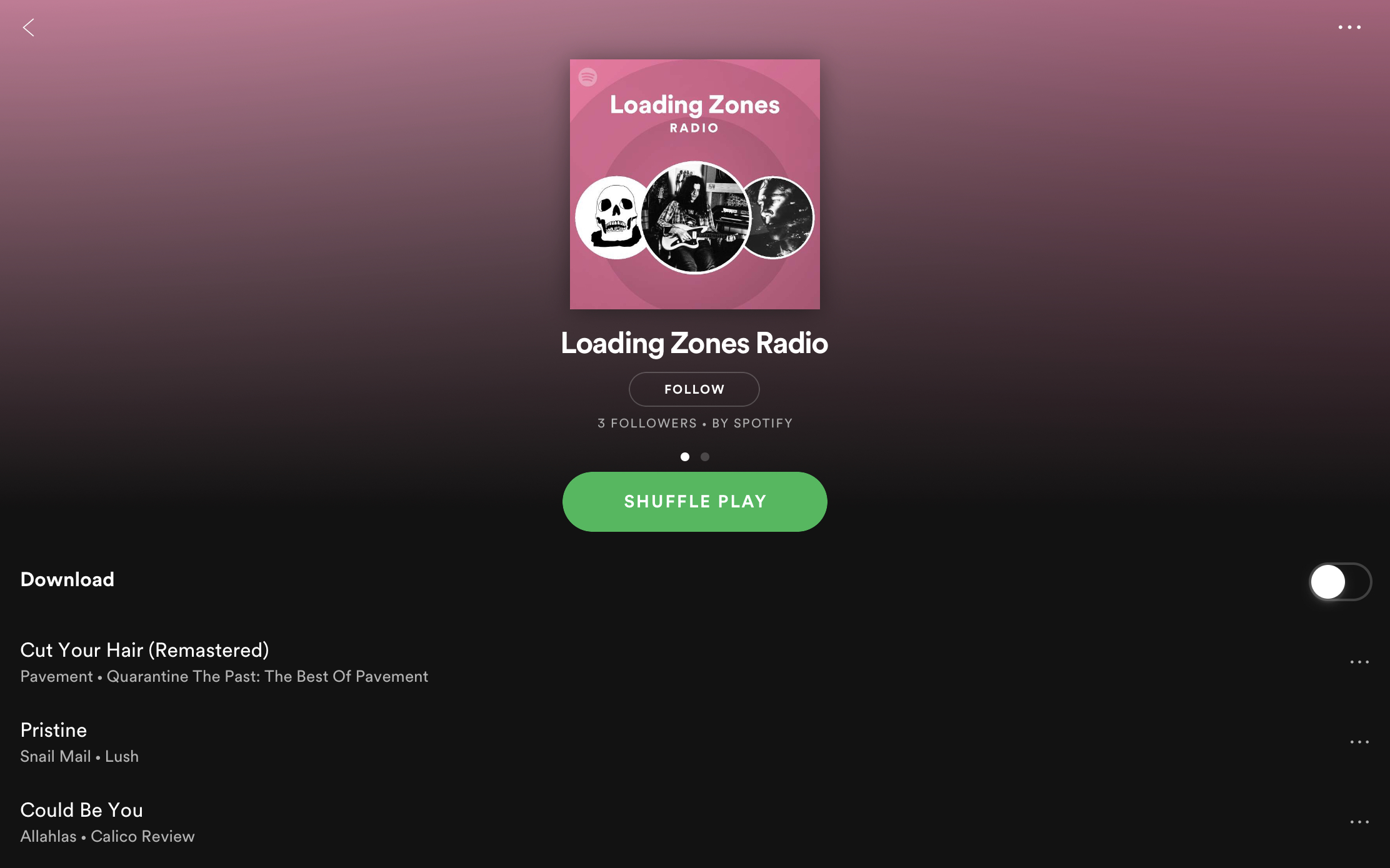 Starting a radio plays song you choose as base - The Spotify Community