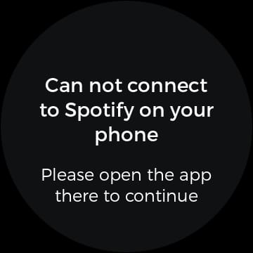unable to start spotify gear s3