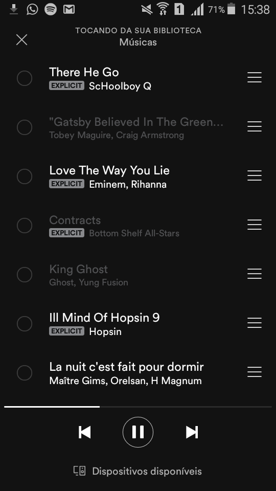 Grayed out songs i didn't download on my library - The Spotify Community