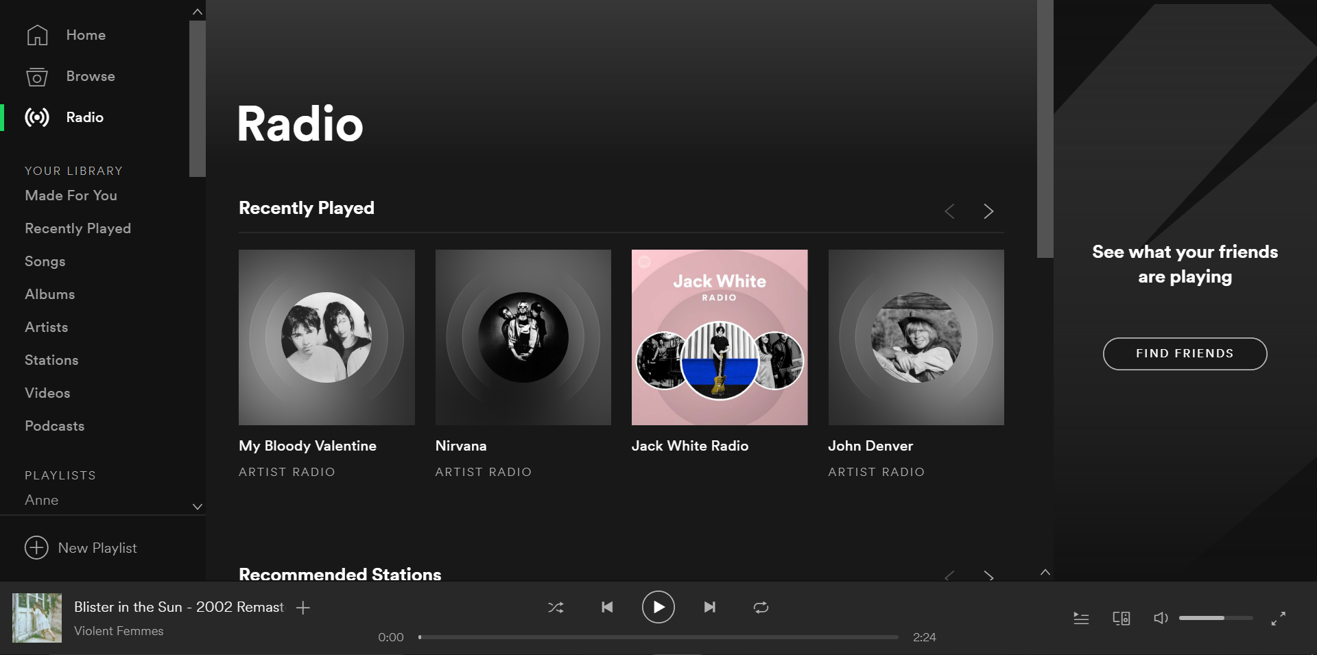 Create New Station" disappeared? - The Spotify Community