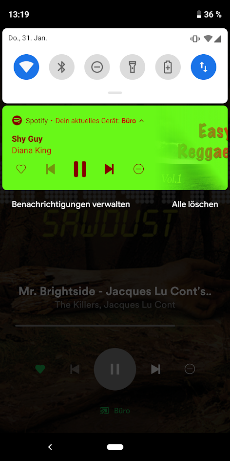 Notification shows wrong track on Android - The Spotify Community