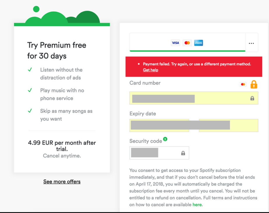 how do i purchase spotify premium