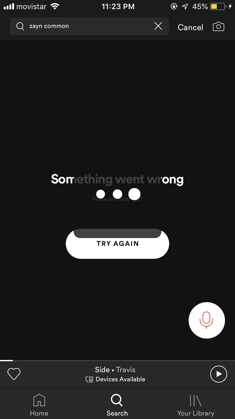 Spotify offline problem